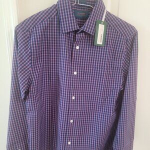 Fairlane Men's Suprima Cotton Casual Button Down Shirt Size Medium New With Tags